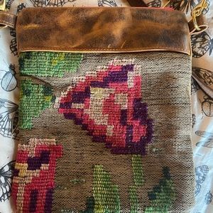 REBYC crossbody handmade leather bag